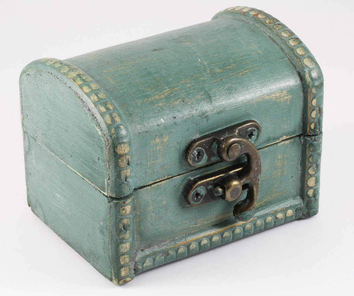 Dice Box Antique Teal