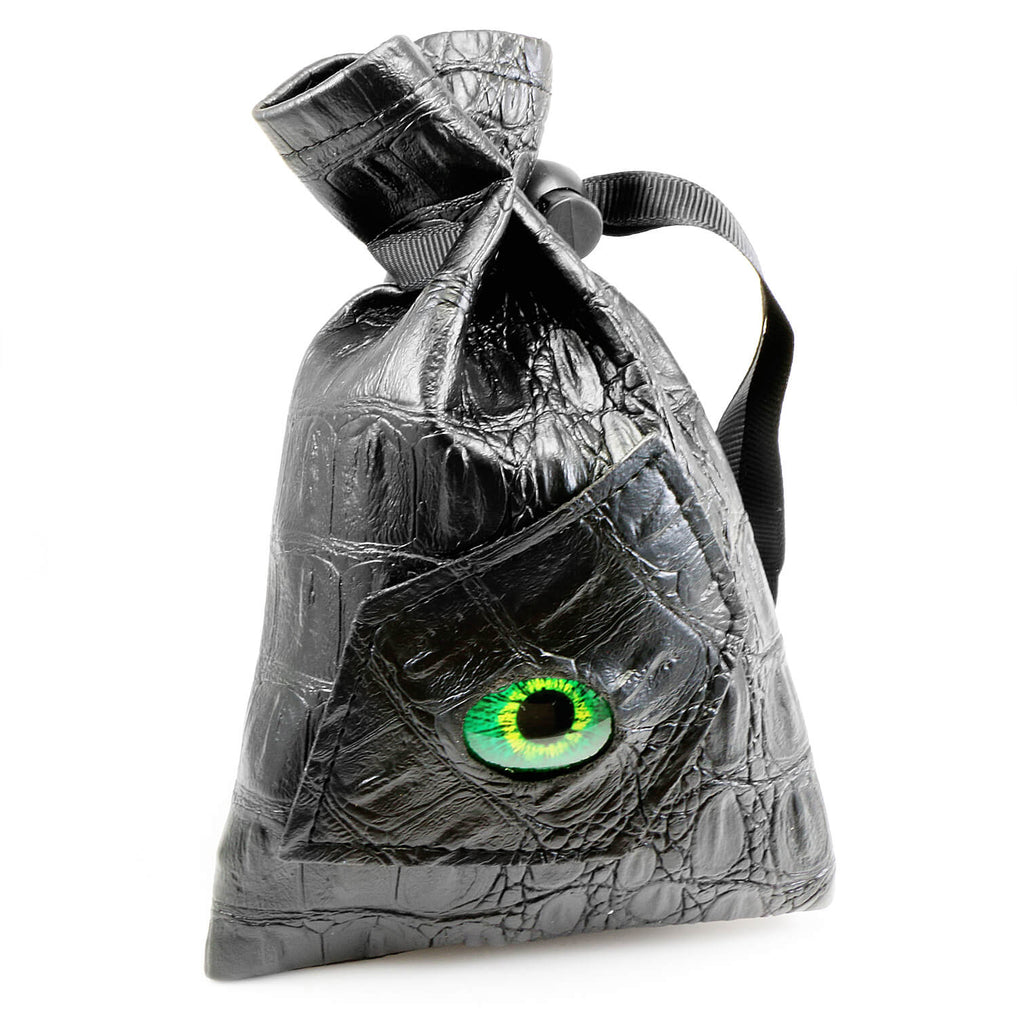 Monster Eye Dice Bag Green