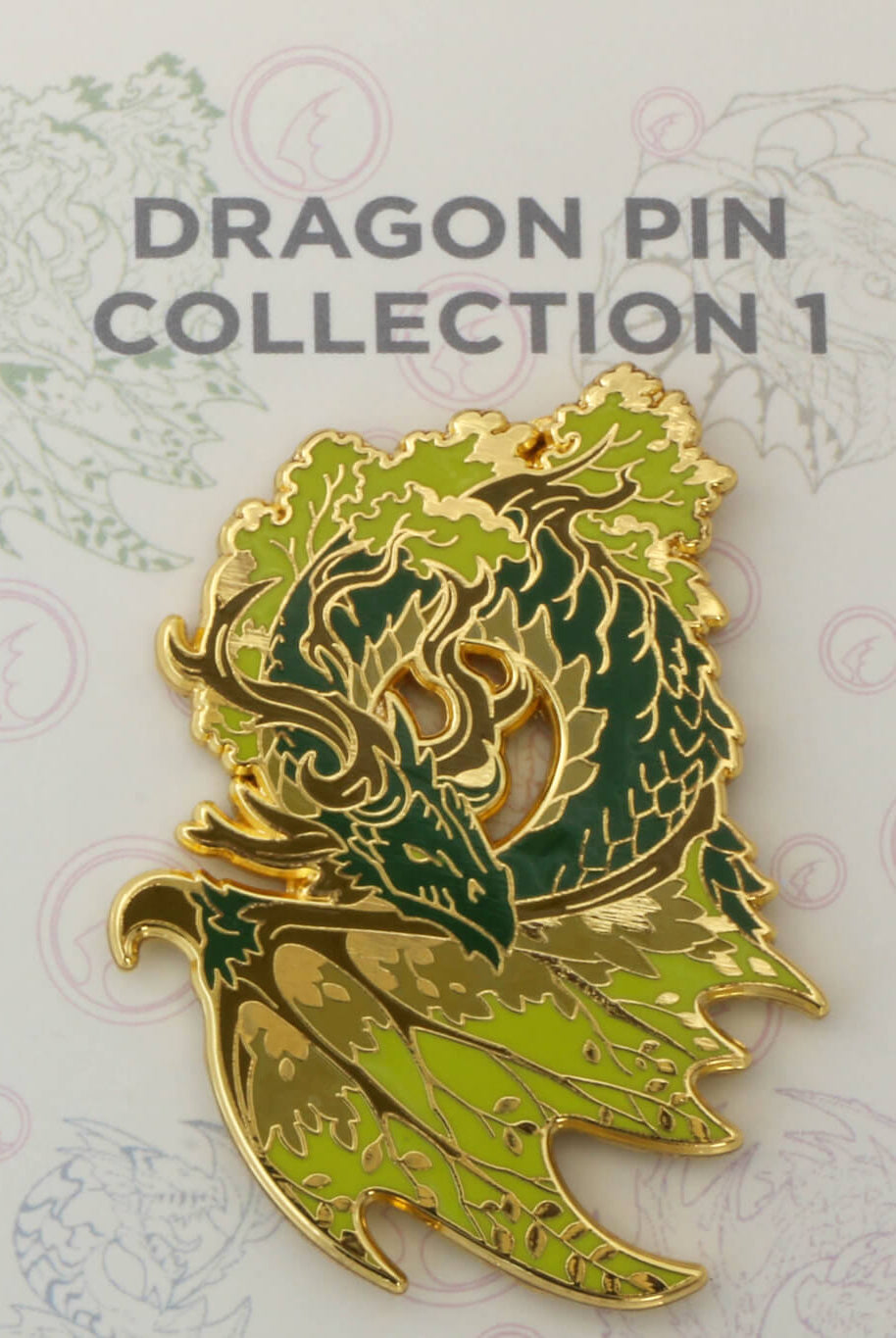 Enamel Pin Green Dragon
