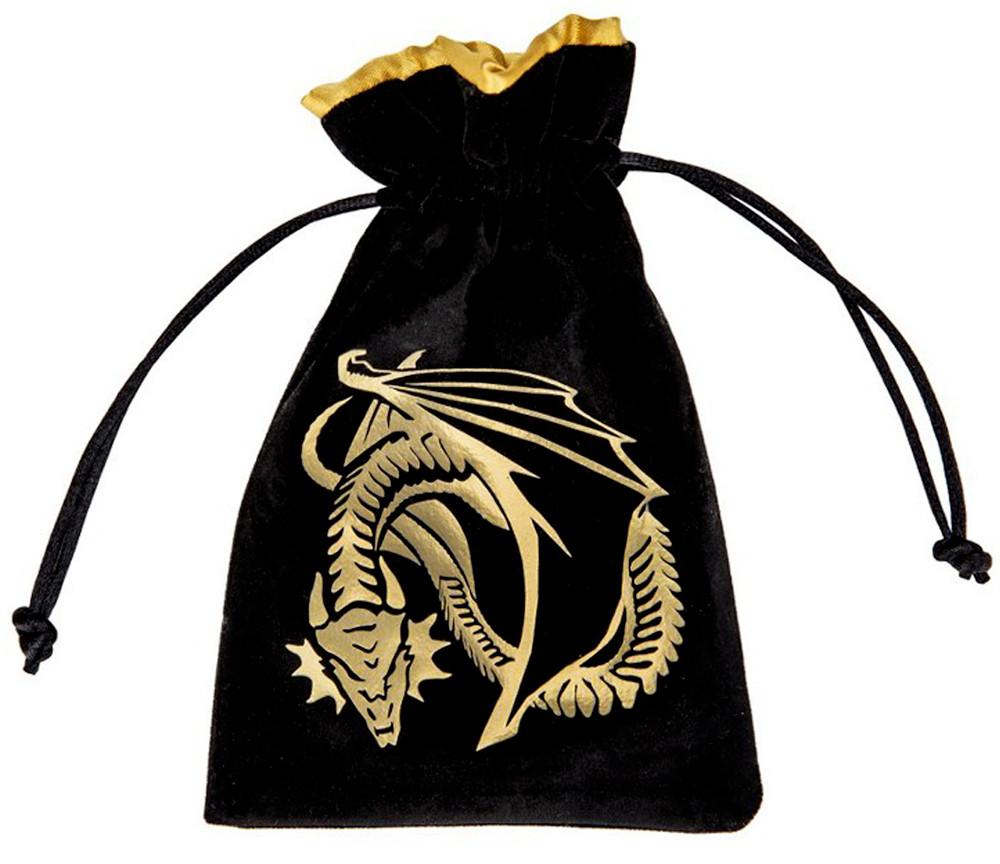 Dragon Dice Bag Black Gold