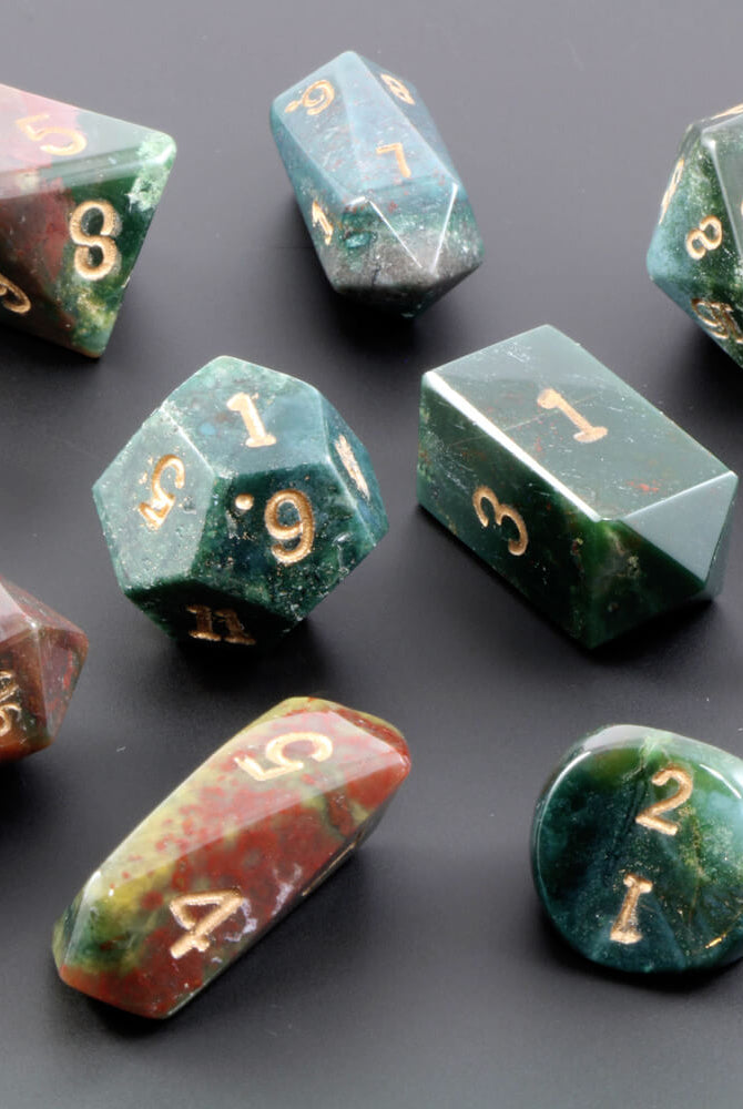 Hybrid dice bloodstone