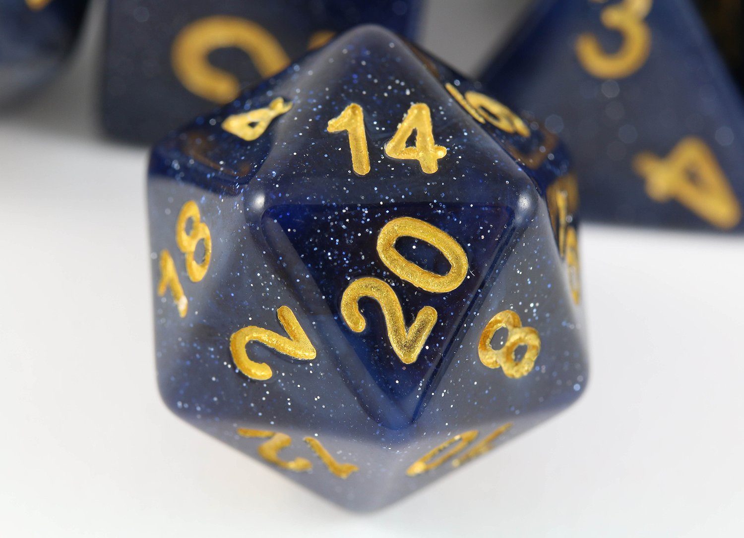 DnD Dice D20 Midnight Blue