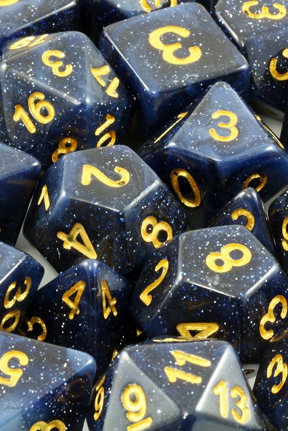 Eclipse Midnight Blue Dice