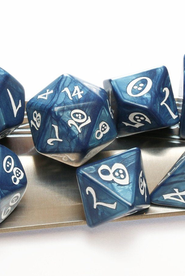 Elf D&D Dice Blue