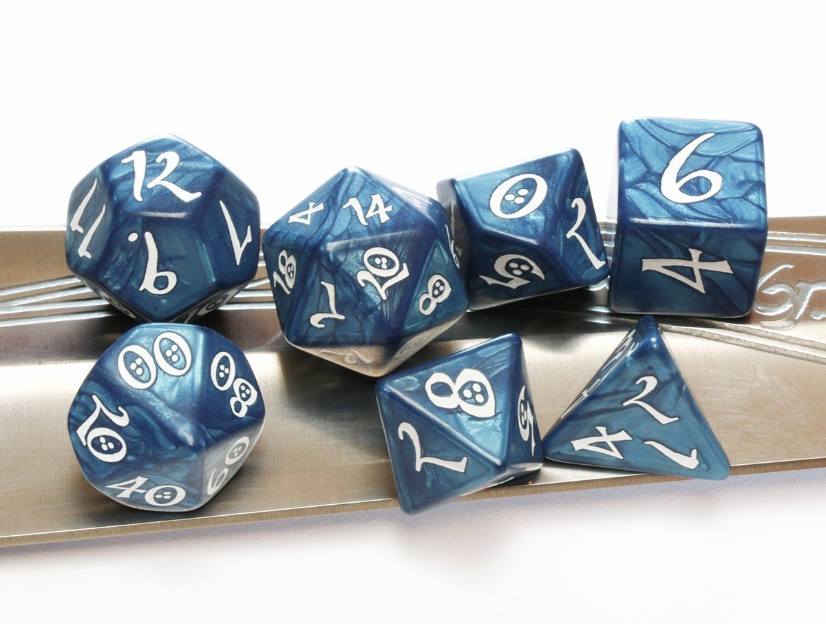 Elf D&D Dice Blue