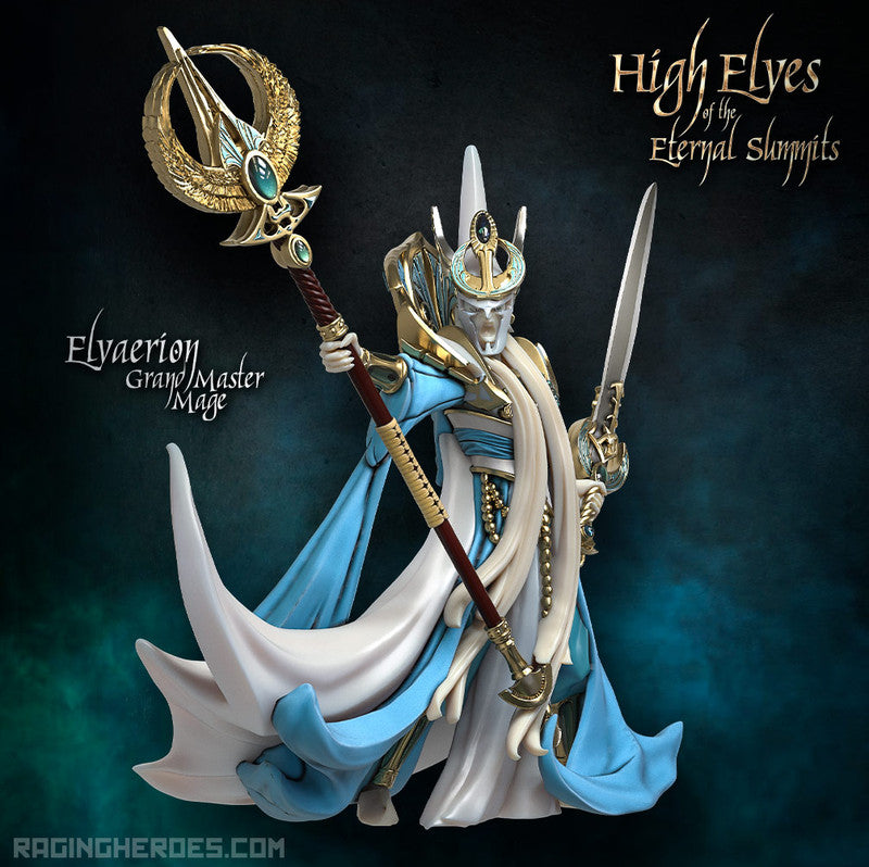 Raging Heroes Miniatures (Elvaerion, Grand Master Mage)
