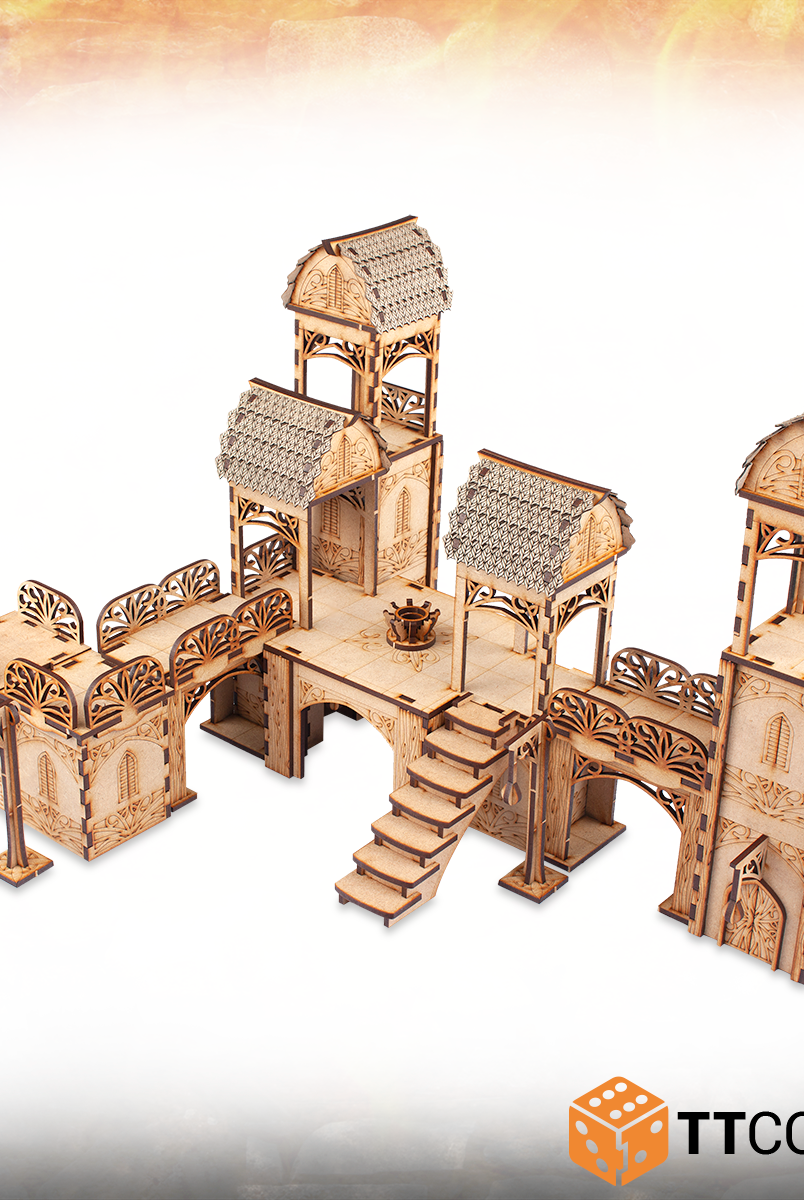 Tabletop Terrain Elven City Gateway 3