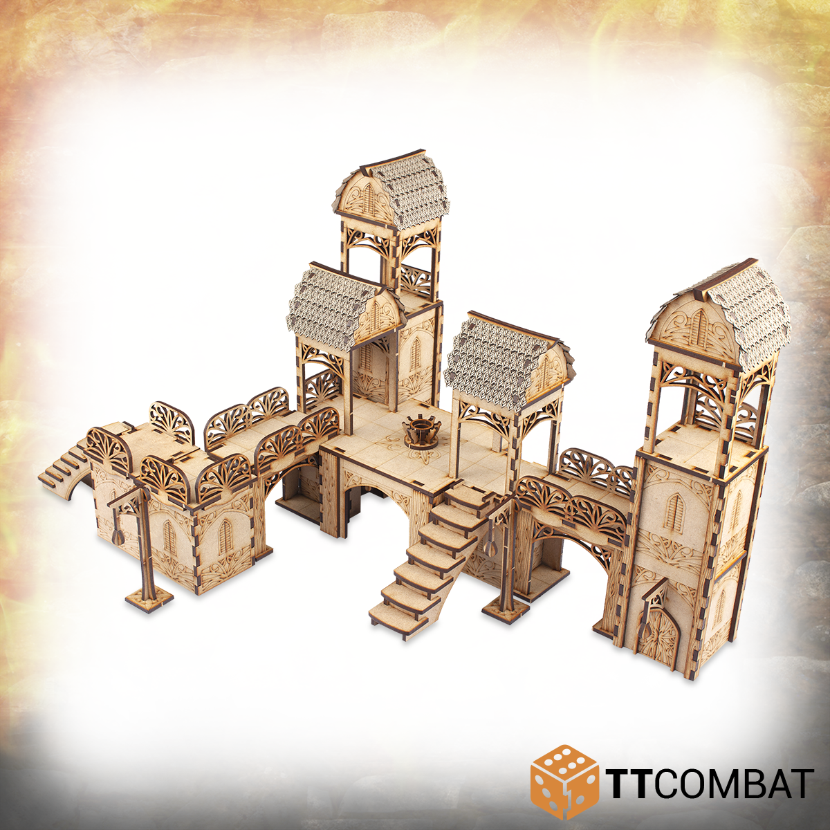Tabletop Terrain Elven City Gateway 3