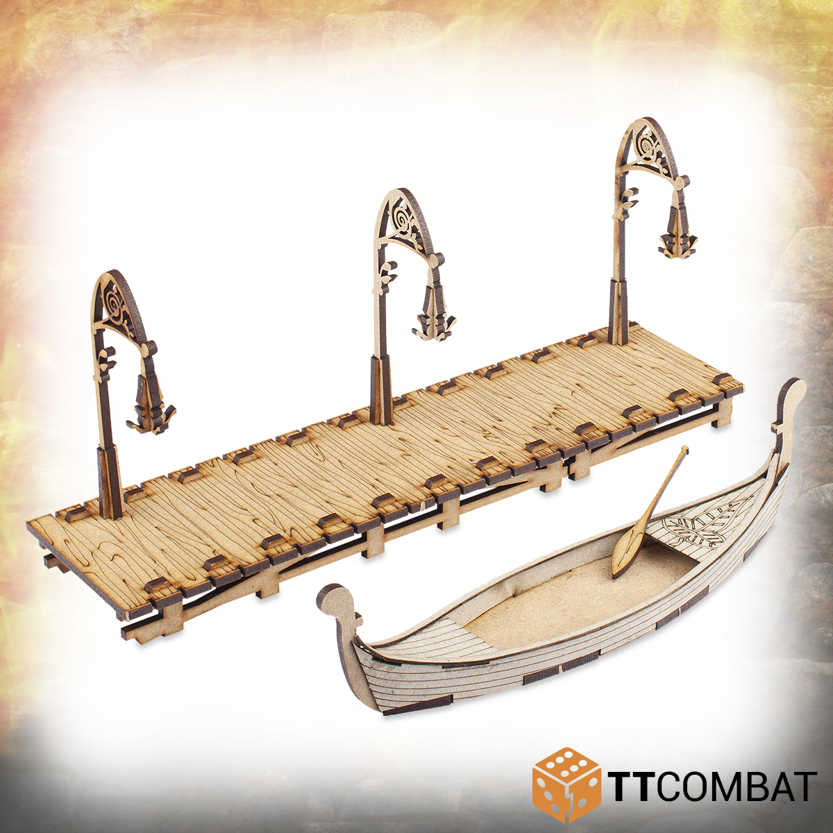 TTRPG Terrain Elf Ships