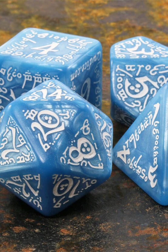 Elf Dice Glacier Blue