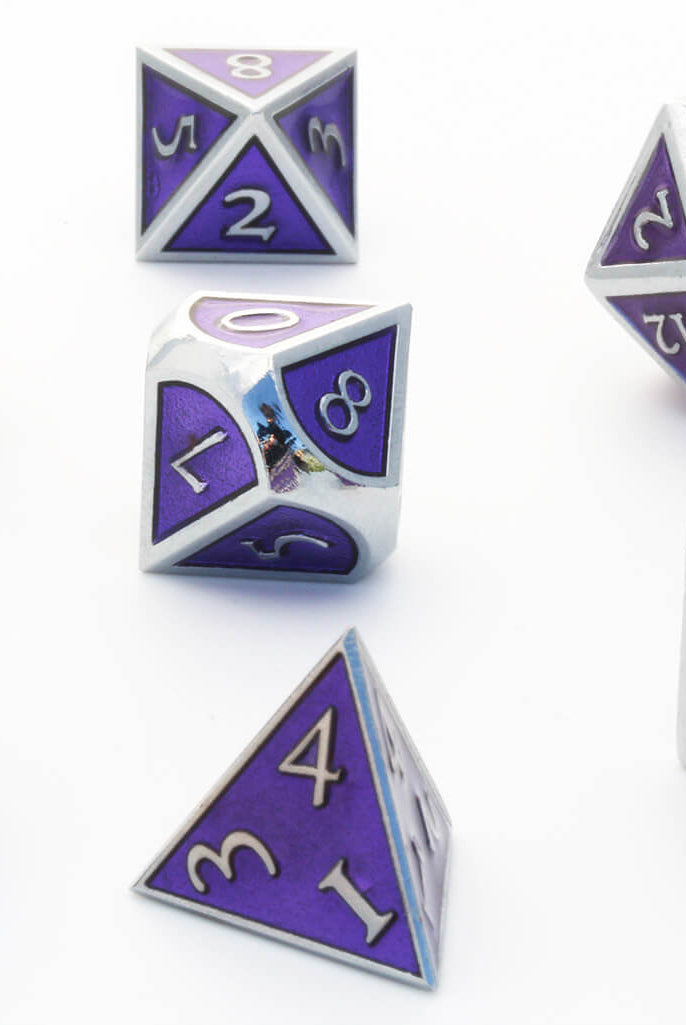 Enamel D&D Dice Purple