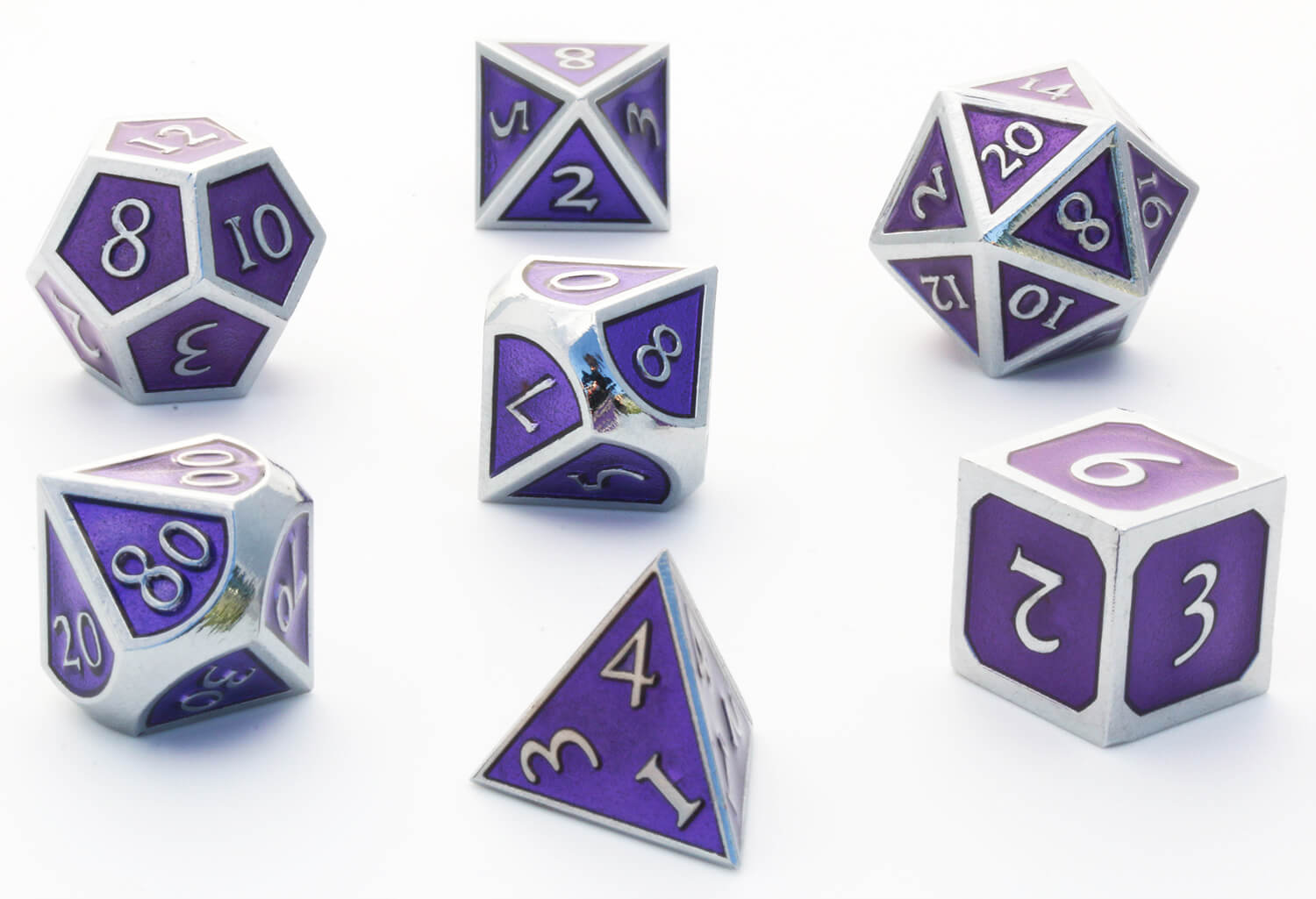Enamel D&D Dice Purple