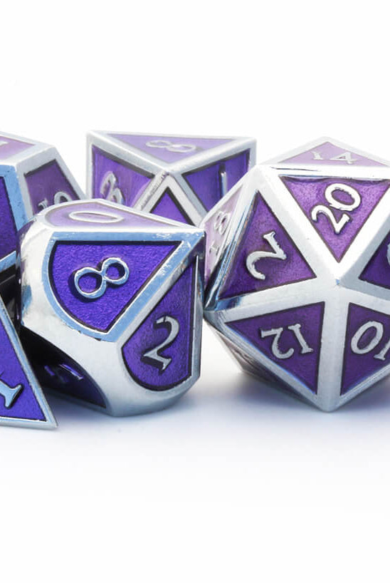 Enamel Dice Purple