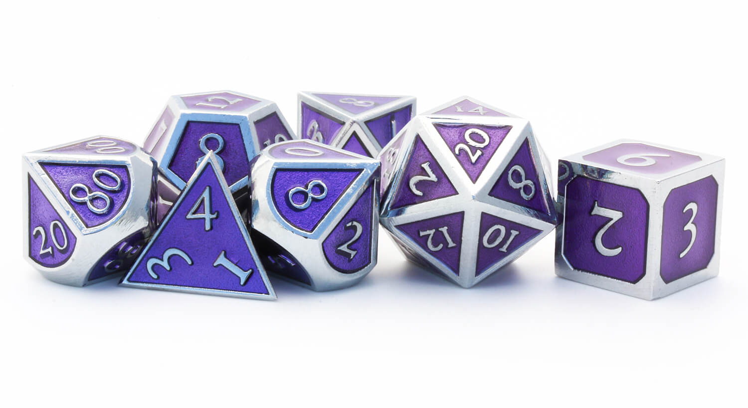 Enamel Dice Purple