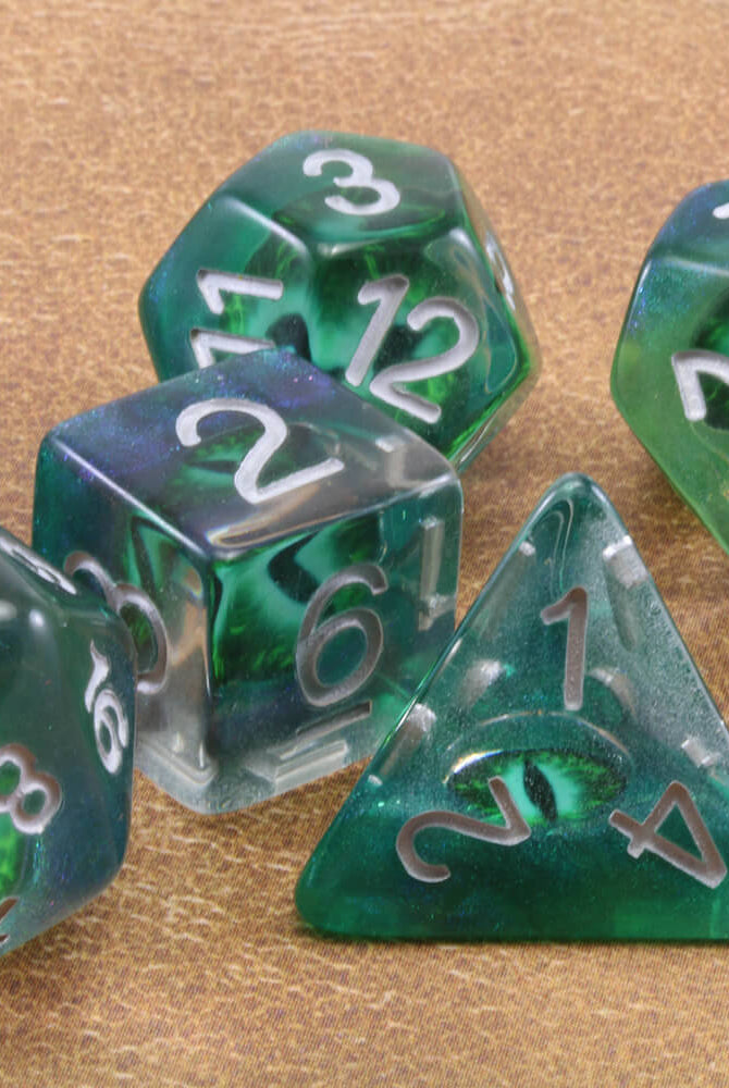 Eye Beast Dice Emerald 2