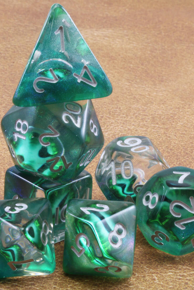 Eye Beast Dice Emerald 3