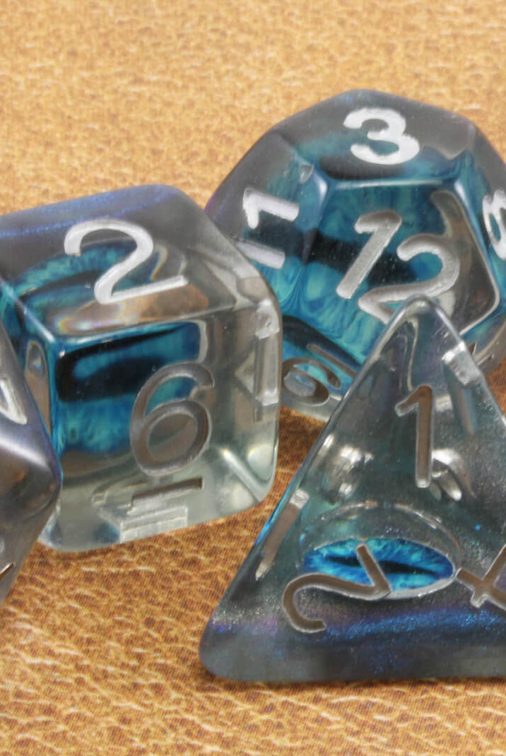 Blue Monster Eye Dice
