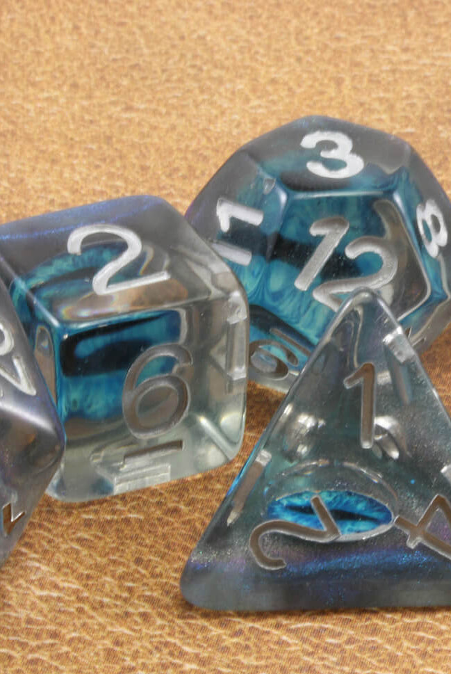 Blue Monster Eye Dice 2