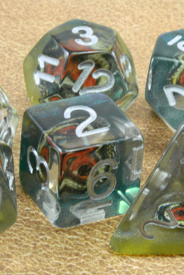 Green Monster Eye Dice 2