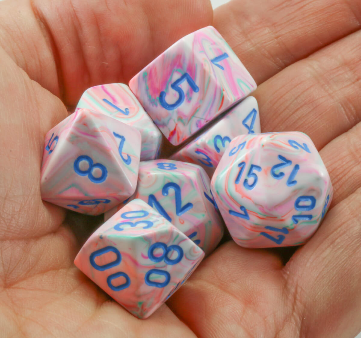 Pastel D&D Dice