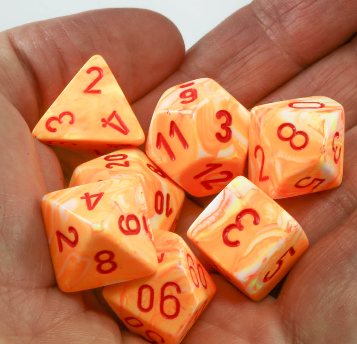 Awesome D&D festive dice