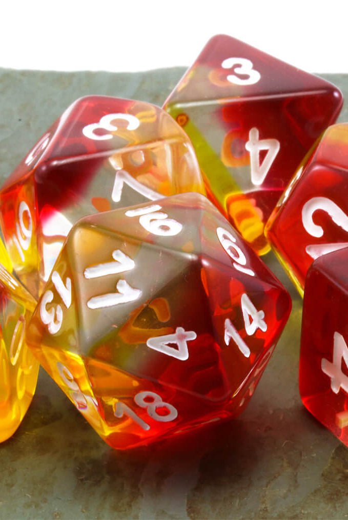 Aurora Fire Dice for DnD 3