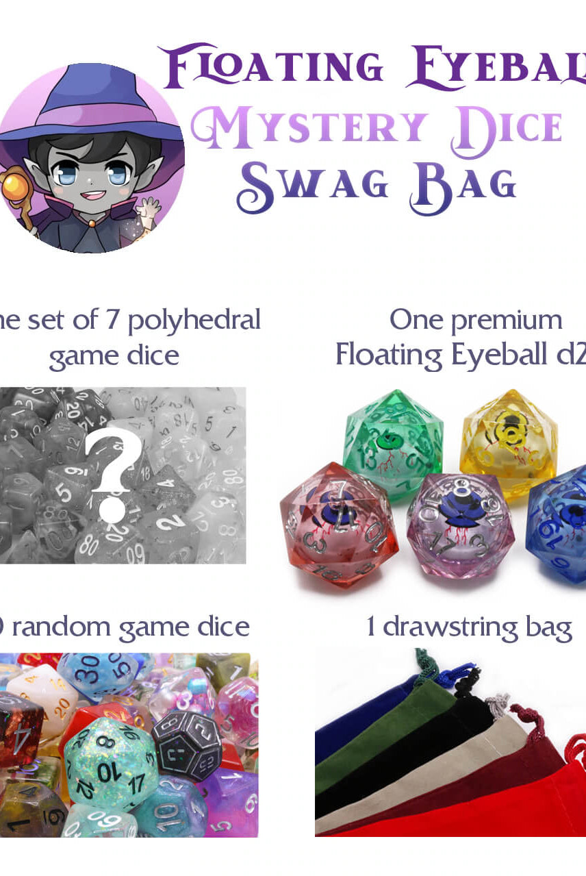 Mystery Dice Floating Eyeball