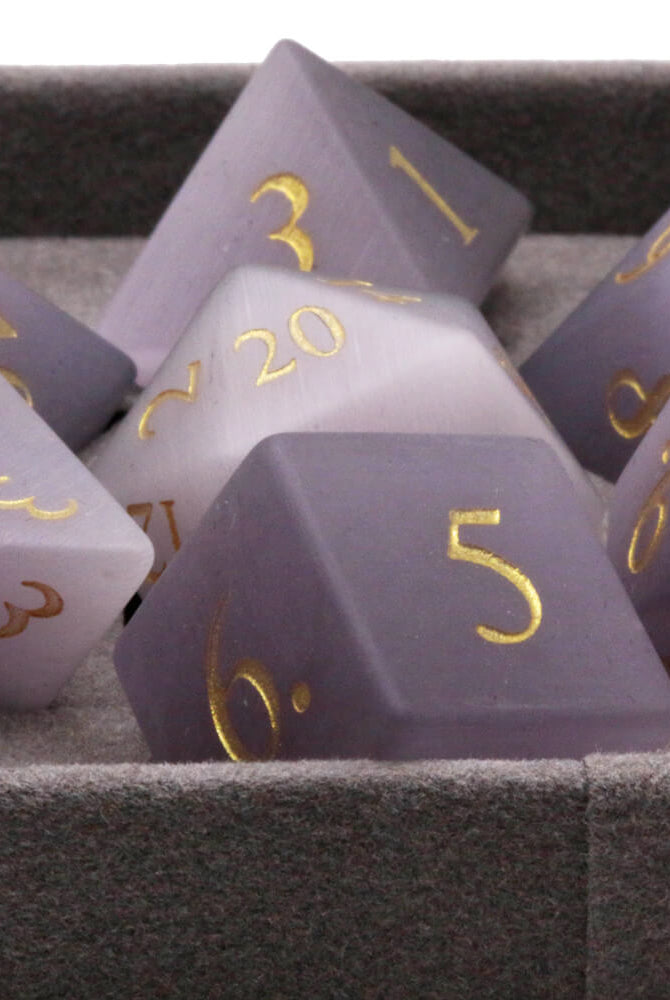 Cats Eye Frosted Smoke Dice