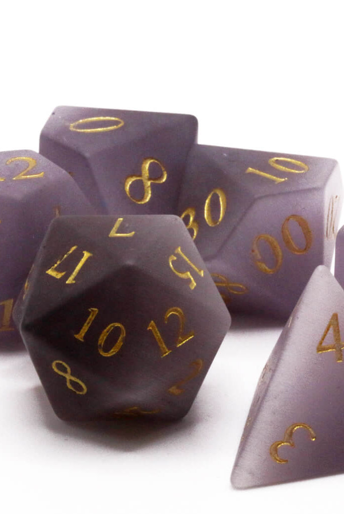 Frosted TTRPG Dice