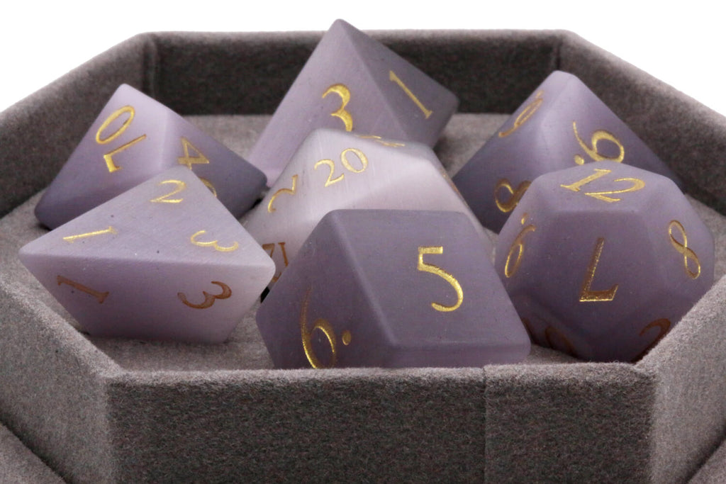 Cats Eye Frosted Smoke Dice