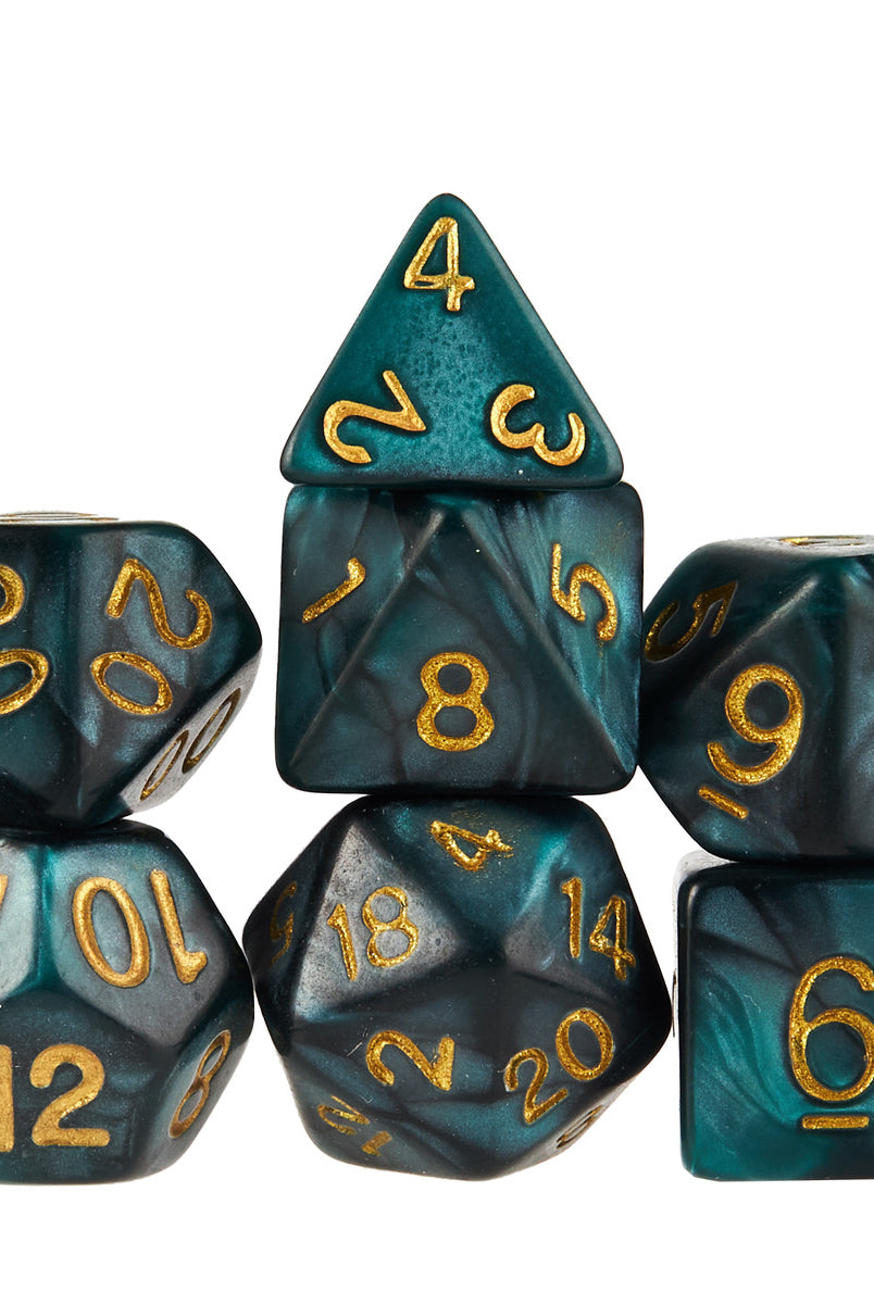 Basilisk Blood DnD Dice