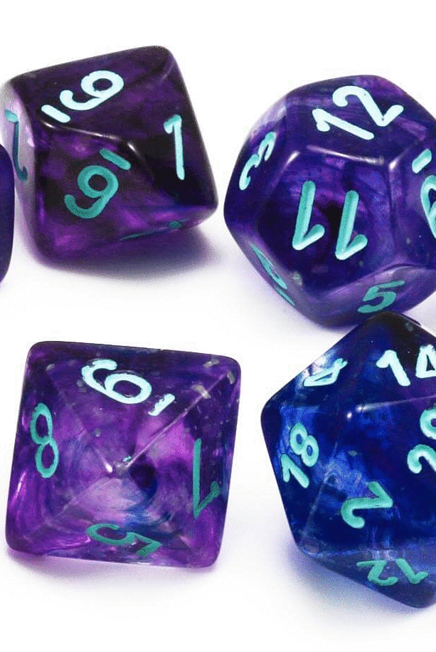 Chessex Lab Dice Nebula Nocturnal