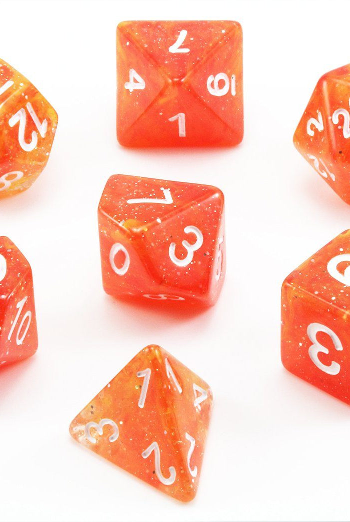 D&D Orange Dice Galaxy