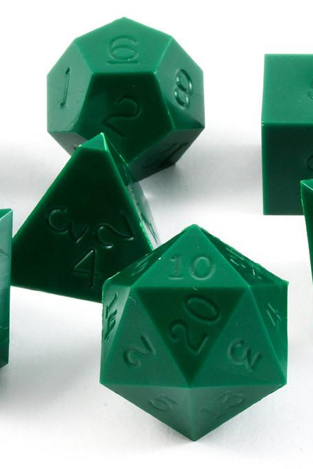 Gamescience dice opaque green