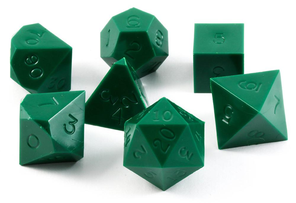 Gamescience dice opaque green