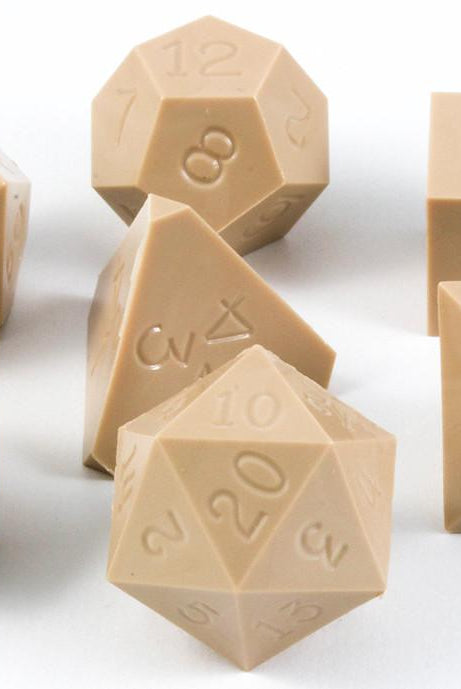 Gamescience Dice Opaque Beige