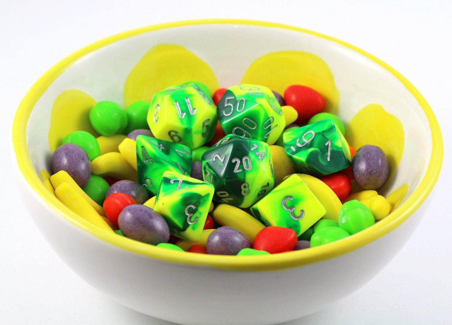 Gemini RPG Dice Green