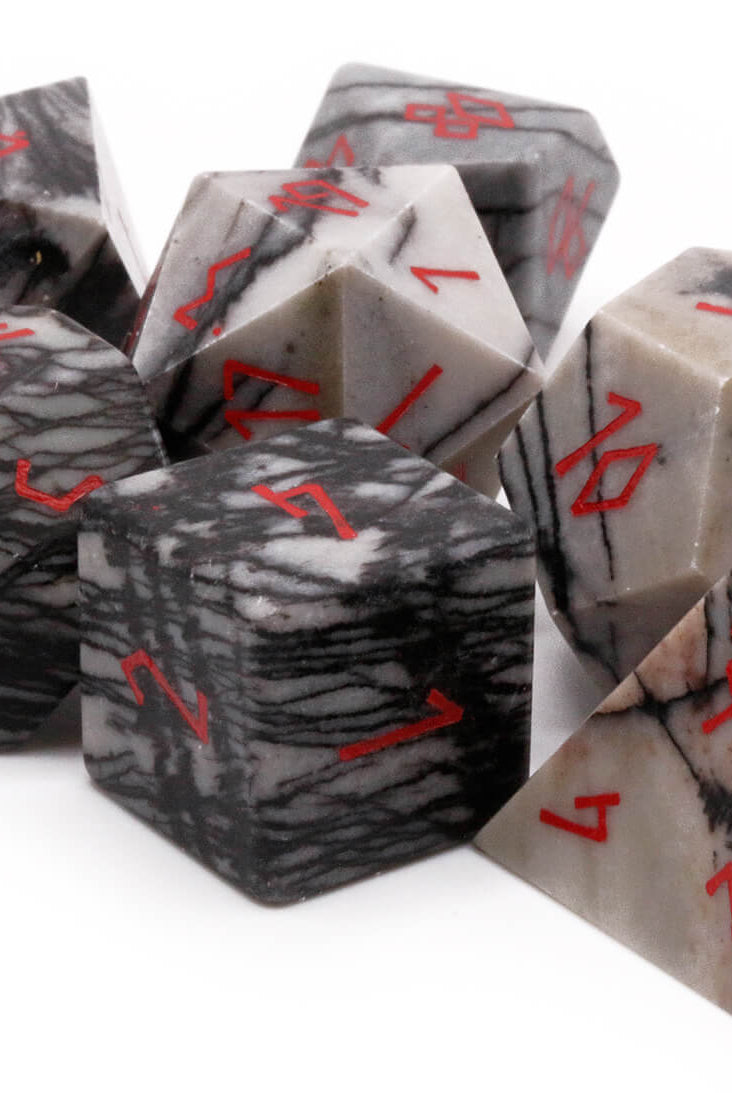 Agate Gemstone Dice
