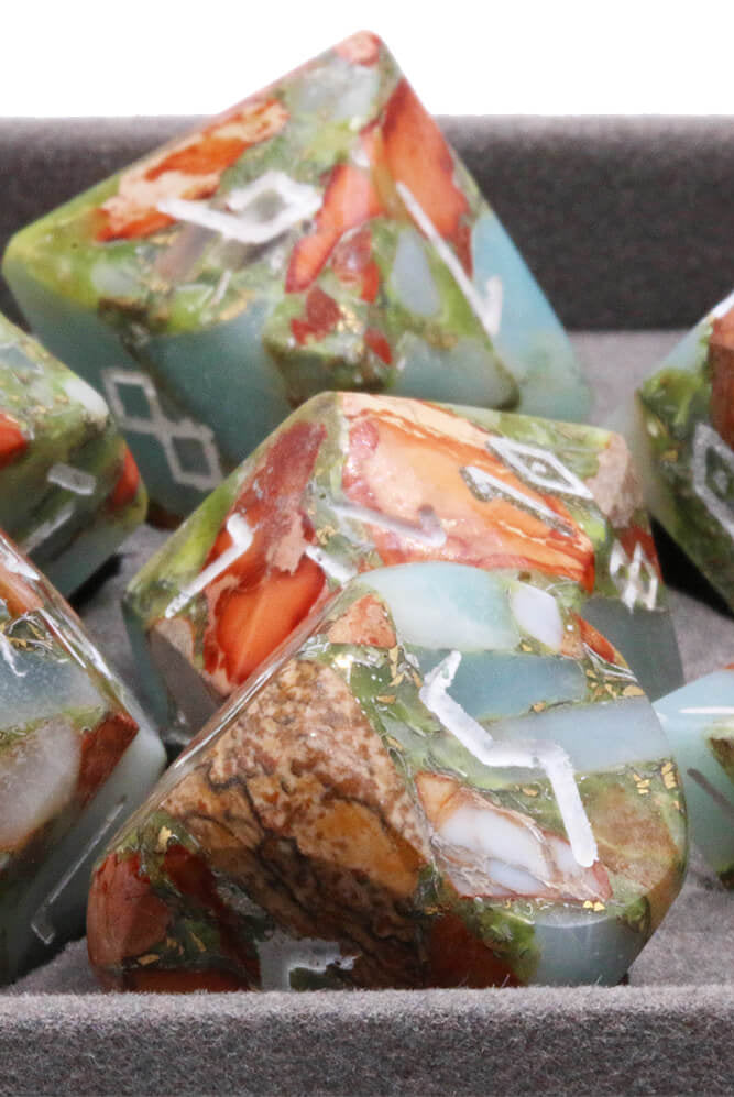 Premium Gemstone Dice