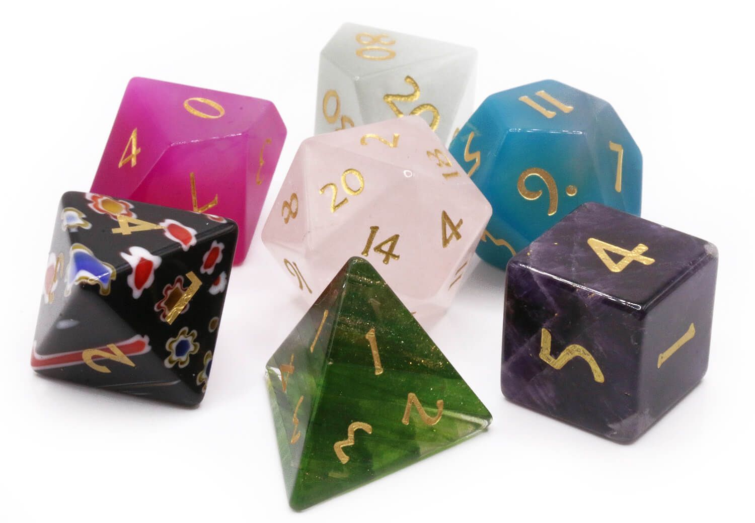 Gemstone Mystery Dice Assortment 3
