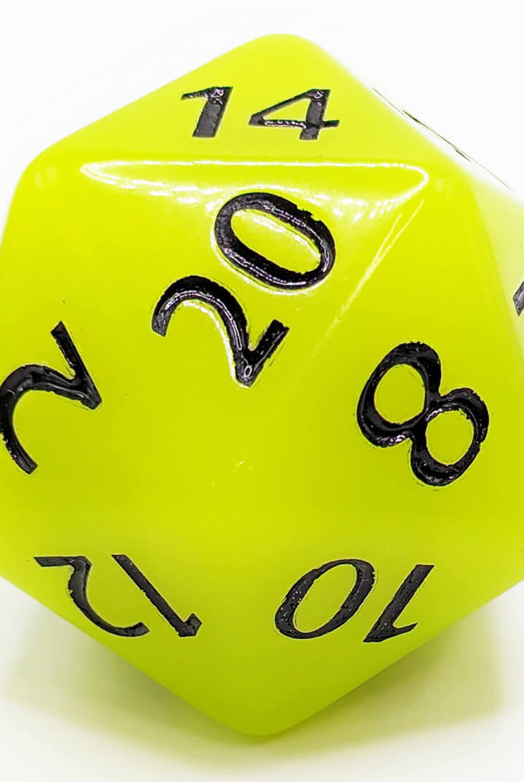 Big d20 for dnd games