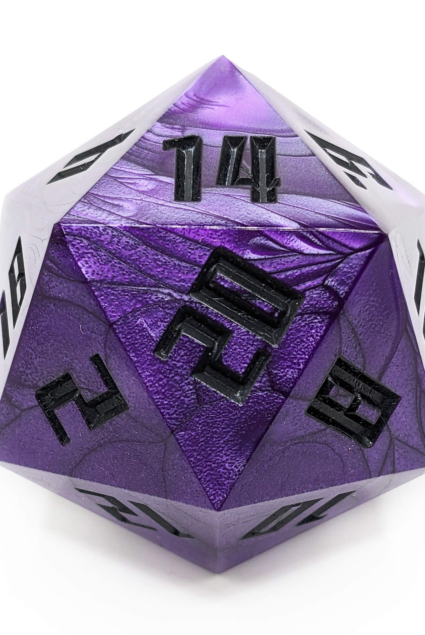 Chonky Large D20 Dice Purple