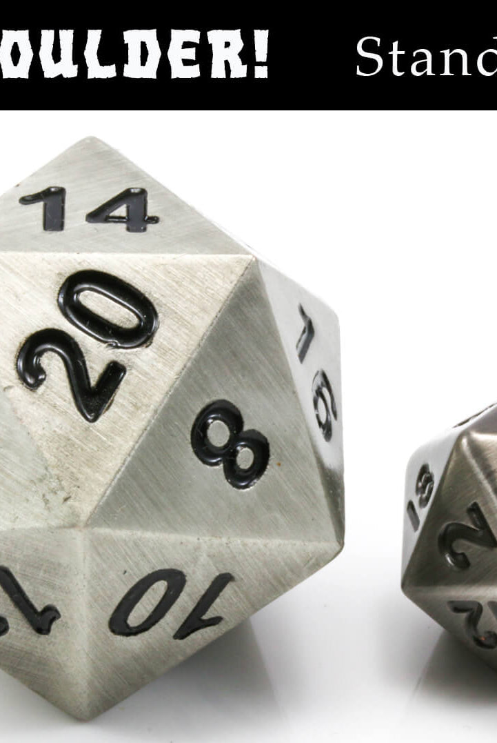 Giant Metal d20