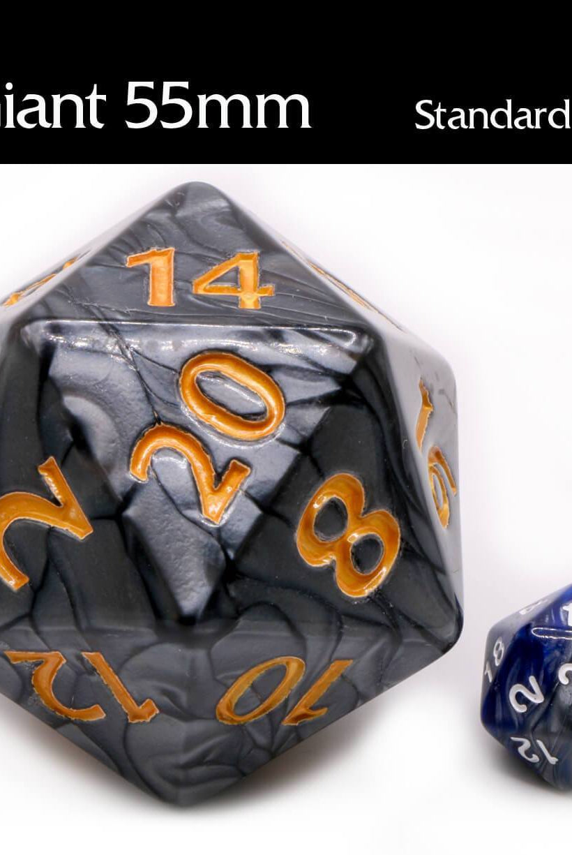 Giant d20 Dice Sizes