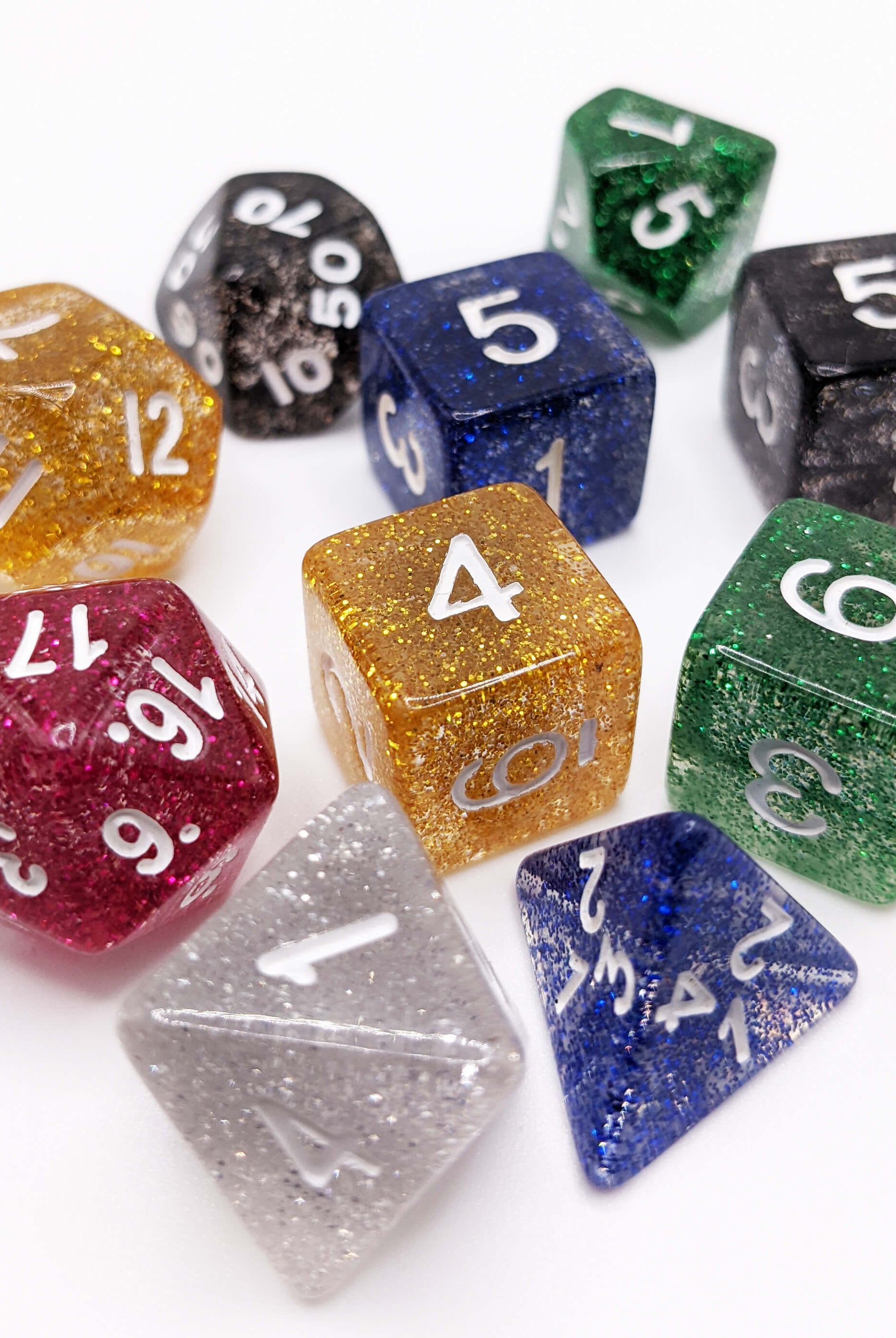Assorted Glitter Dnd Dice