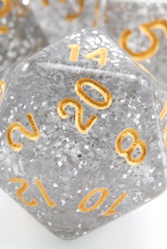 glitter dice d20