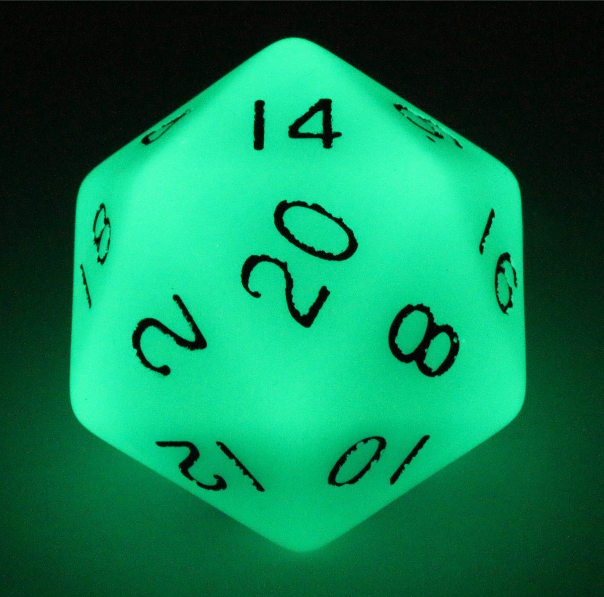 Giant Glow in the Dark dice