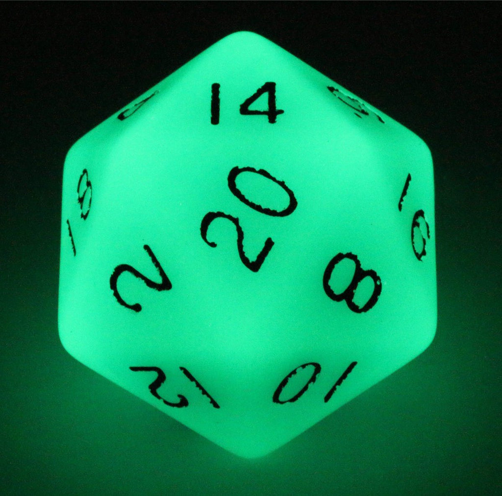Giant Glow in the Dark dice