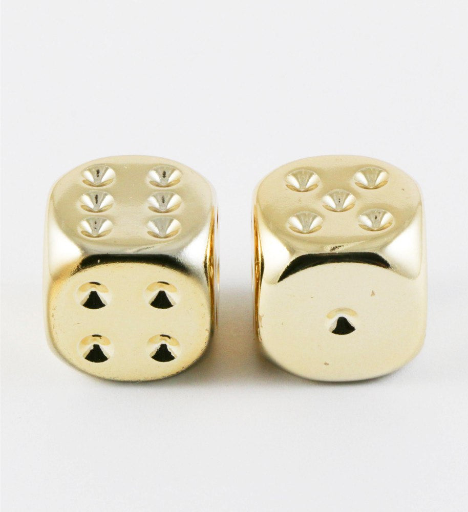 Gold Plated D6 Dice