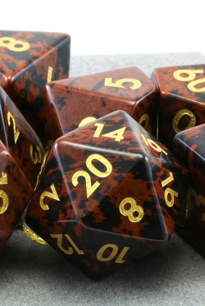 Golden Swan Stone dice 2
